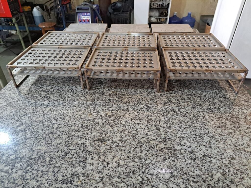 Solda e usinagem de peça - GFAL